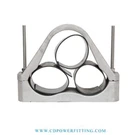 Aluminum Trefoil Cable Cleat